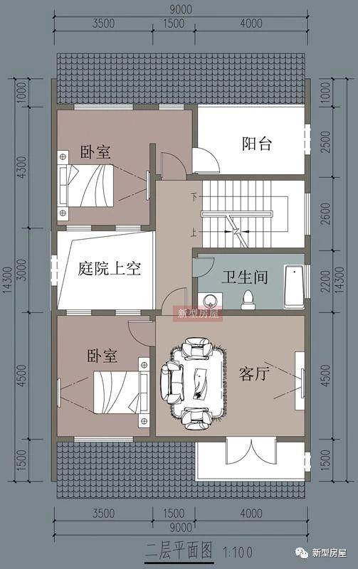 農(nóng)村徽派別墅戶型方案集合！1層2層3層的全都有
