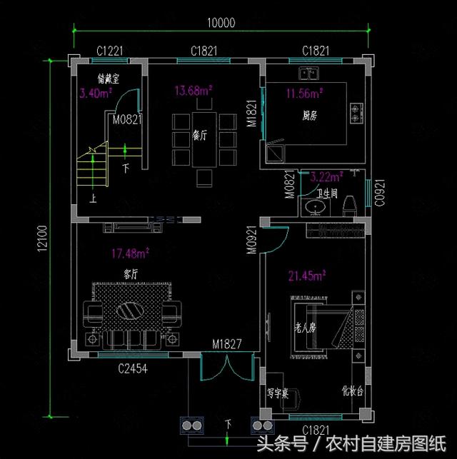 5款開間10米內(nèi)的三層樓房設(shè)計方案，造價不高還有面子