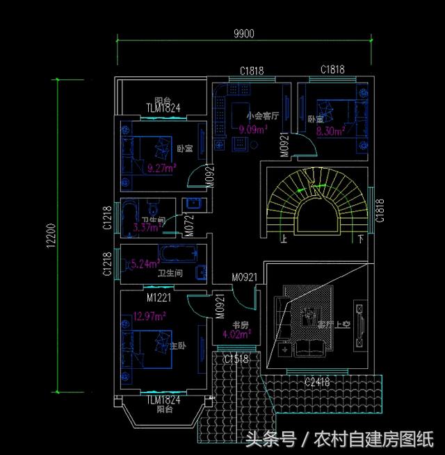 5款開間10米內(nèi)的三層樓房設(shè)計方案，造價不高還有面子