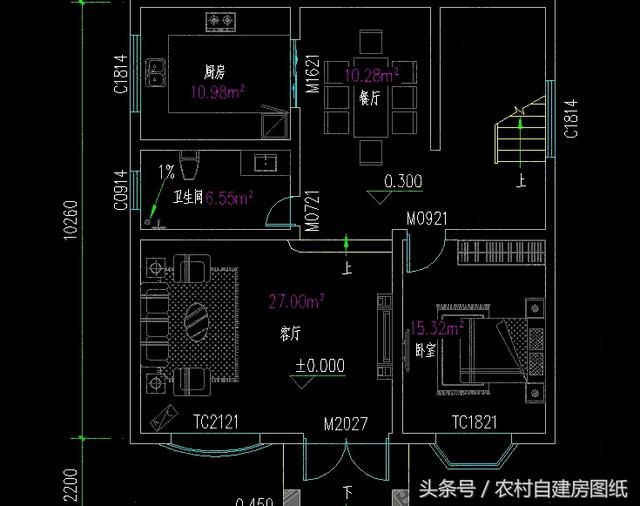 5款開間10米內(nèi)的三層樓房設(shè)計方案，造價不高還有面子