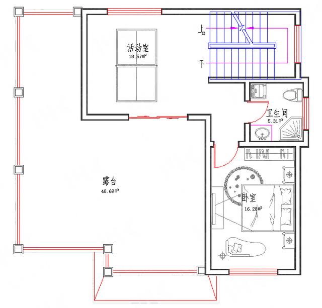 11×11三層農(nóng)村小樓房設(shè)計(jì)圖，30萬(wàn)建主體？