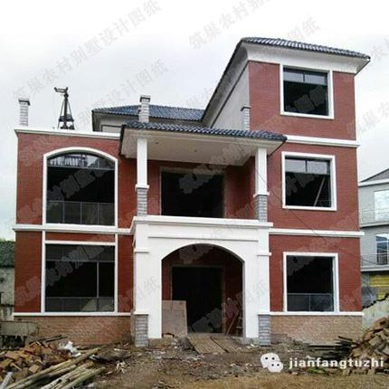 11×11三層農(nóng)村小樓房設(shè)計(jì)圖，30萬(wàn)建主體？