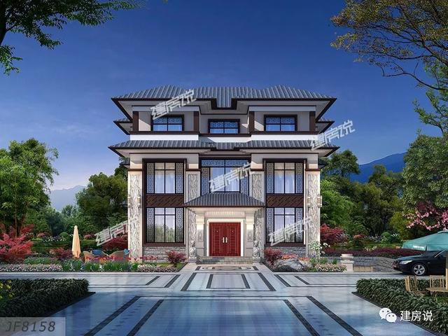 5套新中式房屋設(shè)計方案圖，經(jīng)典耐看，比歐美風(fēng)格更高端