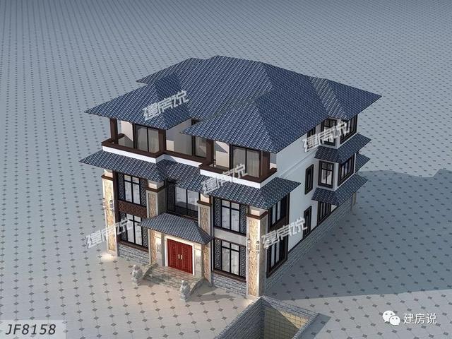 5套新中式房屋設(shè)計方案圖，經(jīng)典耐看，比歐美風(fēng)格更高端