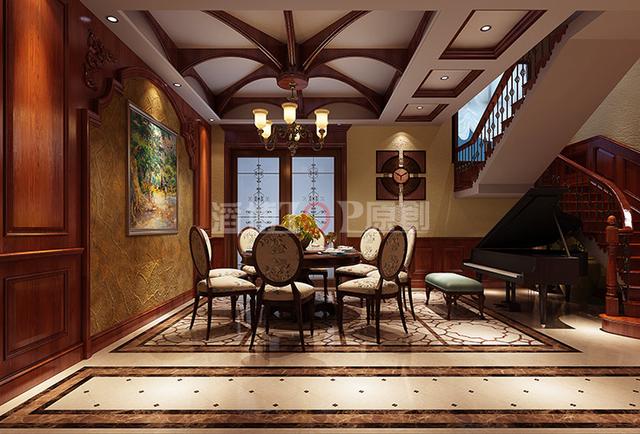 昆明公園1903美式280㎡別墅裝修設(shè)計案例！