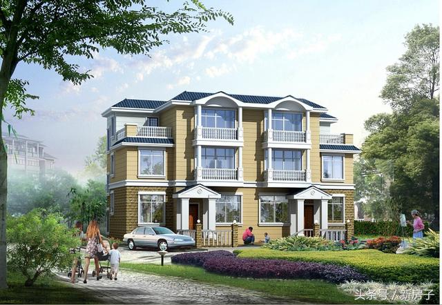 新農(nóng)村兩戶雙拼小別墅，各有亮點！