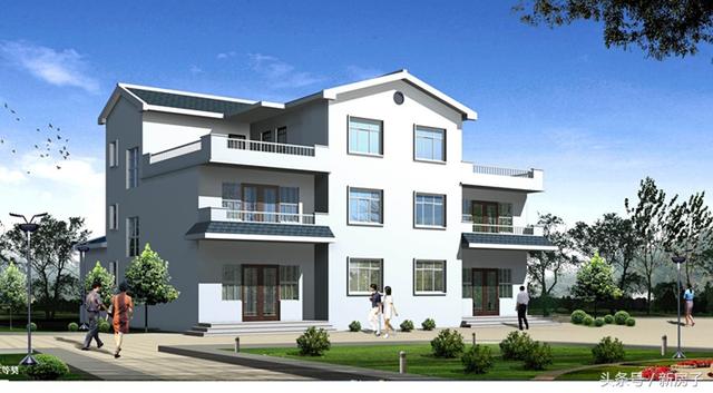 新農(nóng)村兩戶雙拼小別墅，各有亮點！