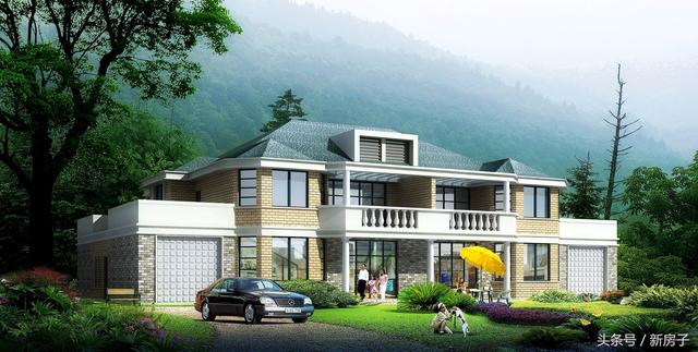 新農(nóng)村兩戶雙拼小別墅，各有亮點！