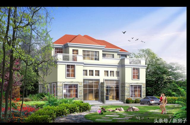 新農(nóng)村兩戶雙拼小別墅，各有亮點！