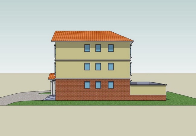 三層帶院子鄉(xiāng)村別墅，建房不能錯過的經(jīng)典戶型！