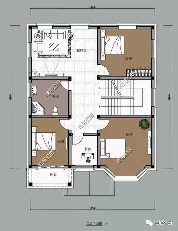 8套農(nóng)村3層實(shí)用別墅，占地不大剛好100平，哪套適合你？