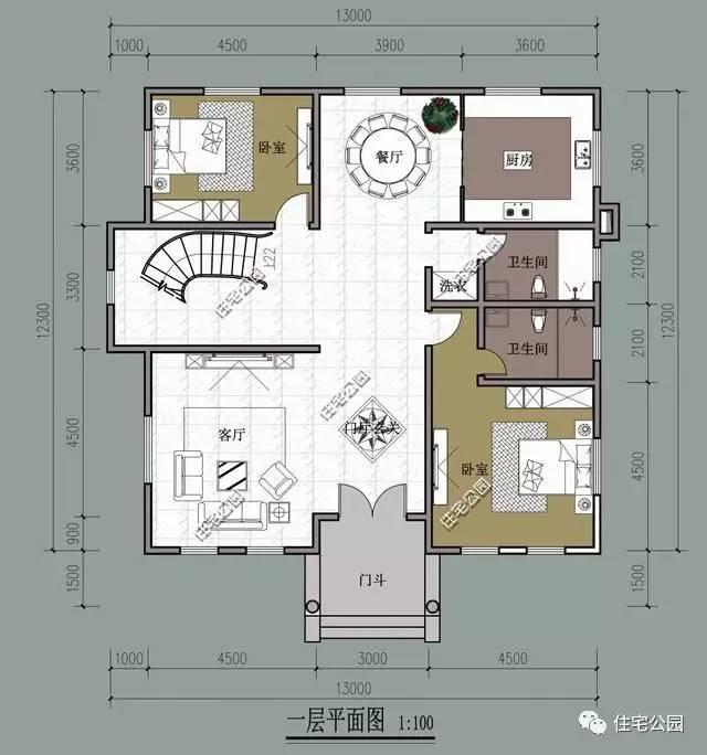 8套農(nóng)村3層實(shí)用別墅，占地不大剛好100平，哪套適合你？