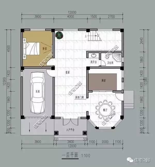 8套農(nóng)村3層實(shí)用別墅，占地不大剛好100平，哪套適合你？