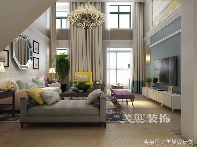 駐馬店380平美式別墅裝修案例 這樣的效果是在拉仇恨么！