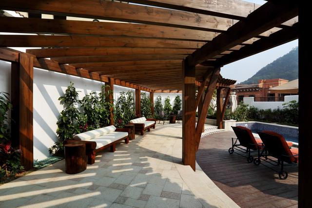 裝修實景〡384㎡美式獨棟別墅，前后庭院，靠山而居！