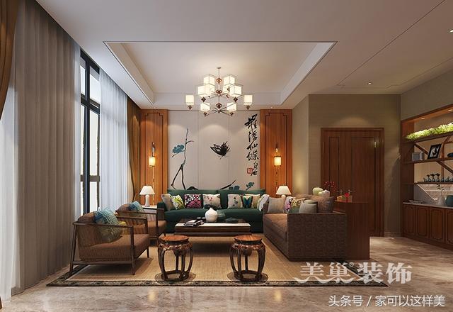 鄭州新中式風(fēng)格，300平別墅還是中國(guó)風(fēng)看起來更大氣美觀！