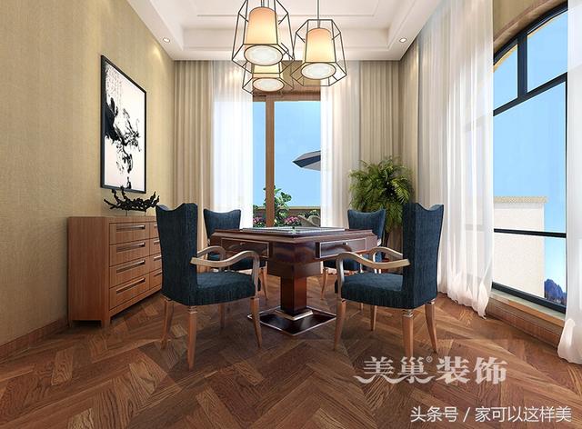 鄭州新中式風(fēng)格，300平別墅還是中國(guó)風(fēng)看起來更大氣美觀！