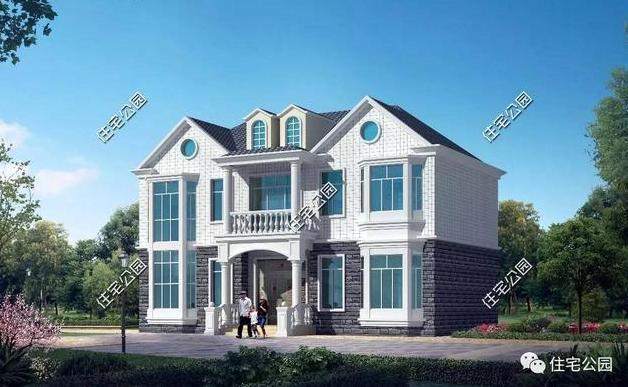 對稱式雙拼小別墅，旋轉(zhuǎn)樓梯、挑空客廳！