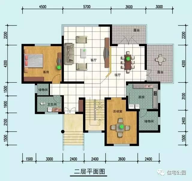 農(nóng)村自建別墅15X13米，靚麗外觀、半地下室設(shè)計(jì)！
