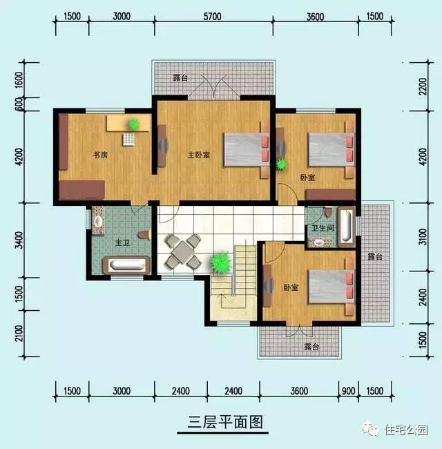 農(nóng)村自建別墅15X13米，靚麗外觀、半地下室設(shè)計(jì)！