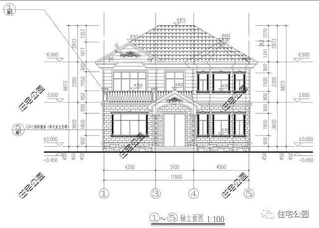 自建12X12米方正2層別墅，布局實用多臥室，適合農(nóng)村！