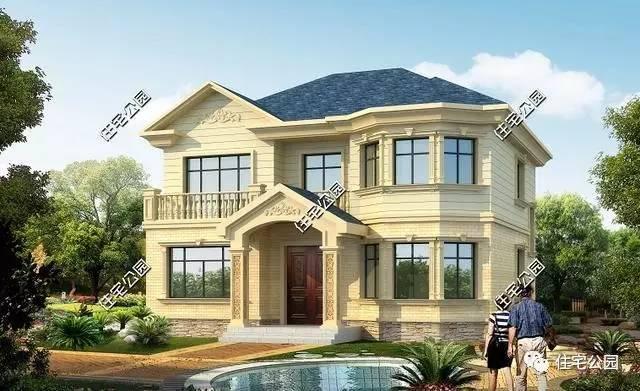 自建12X12米方正2層別墅，布局實用多臥室，適合農(nóng)村！