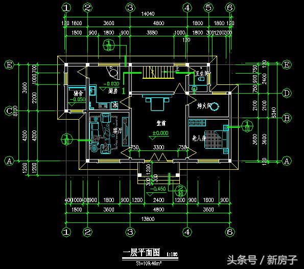 三層13.8×8.10農(nóng)村自建房！