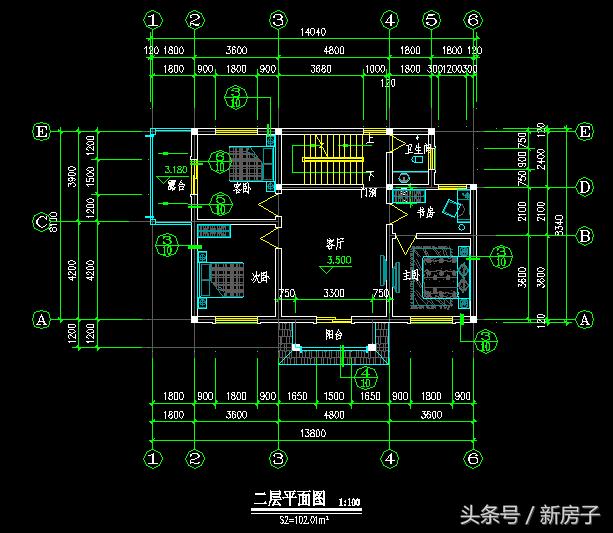三層13.8×8.10農(nóng)村自建房！
