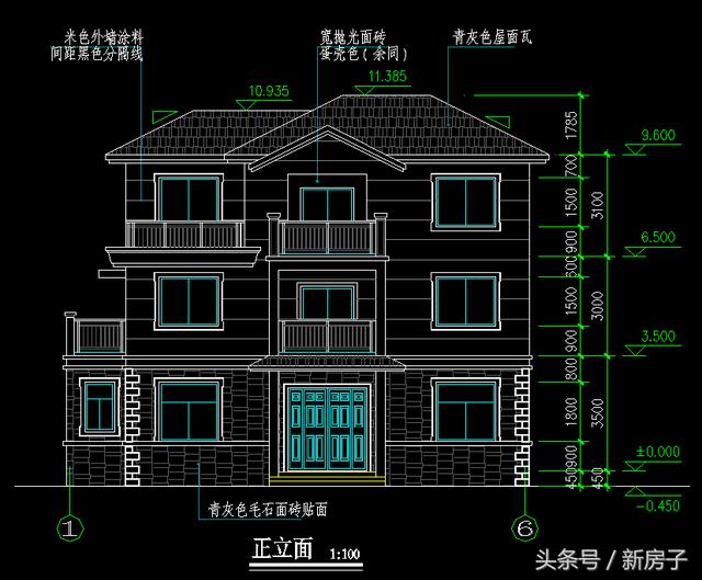 三層13.8×8.10農(nóng)村自建房！