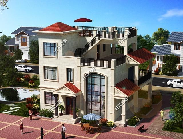 12X13米農(nóng)村別墅設(shè)計，造價25萬，實用！