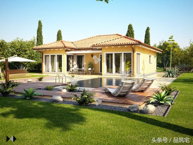 5套一層自建平房戶型圖，有20萬(wàn)就能隨便挑著建