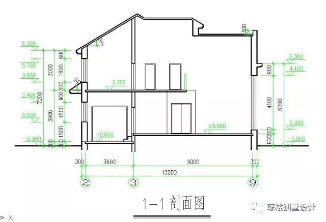 二層美式帶煙筒造型漂亮的別墅戶型方案，喜歡的才是最好的