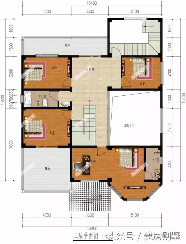 3棟好評(píng)率高的二層自建房戶型圖，20萬(wàn)左右可以建