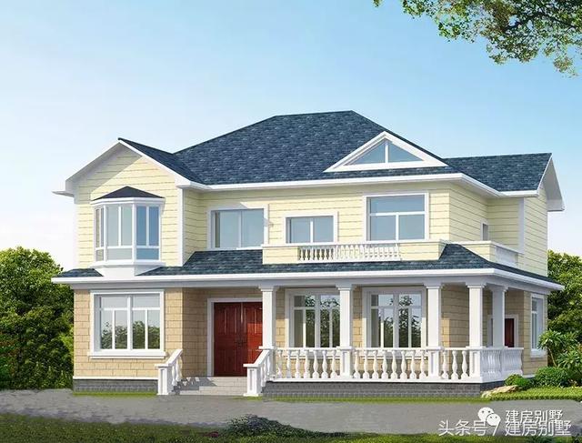 3棟好評(píng)率高的二層自建房戶型圖，20萬(wàn)左右可以建