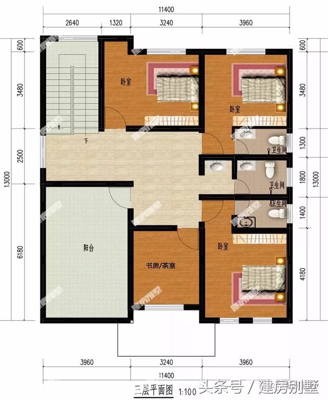 做夢(mèng)都想要建的2棟別墅戶型圖，住進(jìn)去每天都會(huì)開(kāi)心