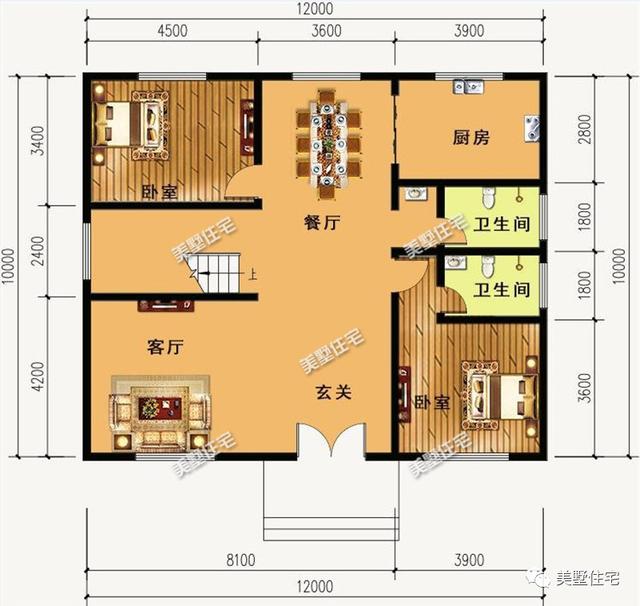 10款面寬12米的農(nóng)村別墅設計方案圖，看過的都狂點贊