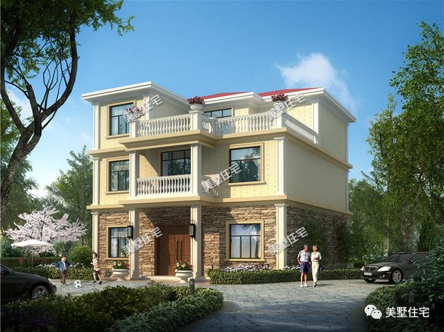 10款面寬12米的農(nóng)村別墅設計方案圖，看過的都狂點贊