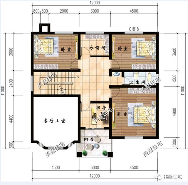 10款面寬12米的農(nóng)村別墅設計方案圖，看過的都狂點贊