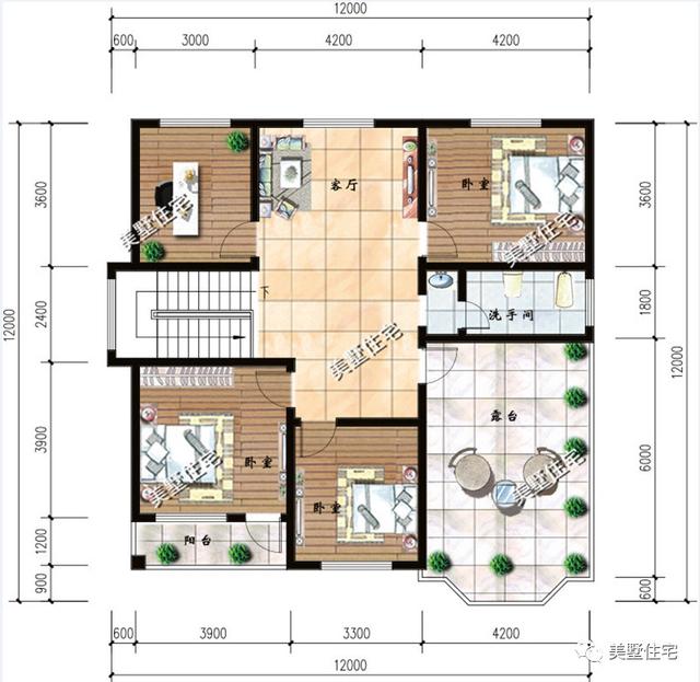 10款面寬12米的農(nóng)村別墅設計方案圖，看過的都狂點贊