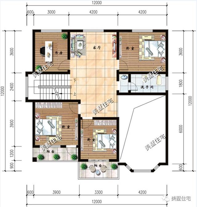 10款面寬12米的農(nóng)村別墅設計方案圖，看過的都狂點贊