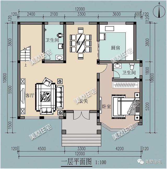 10款面寬12米的農(nóng)村別墅設計方案圖，看過的都狂點贊