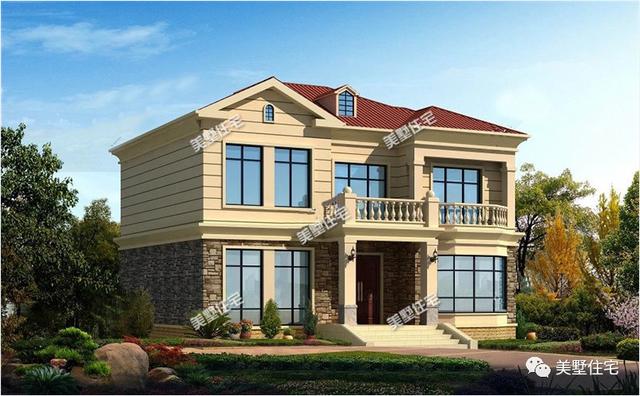 10款面寬12米的農(nóng)村別墅設計方案圖，看過的都狂點贊