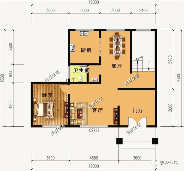 10款面寬12米的農(nóng)村別墅設計方案圖，看過的都狂點贊