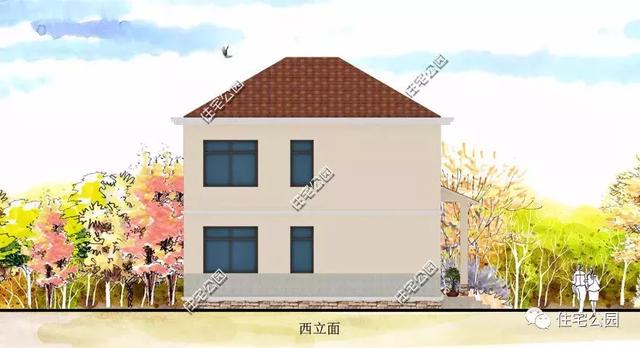 9X12米溫馨2層別墅設(shè)計方案圖，別看戶型小，照樣很大氣！