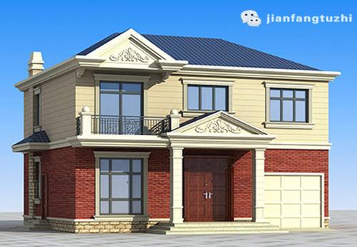 12×10二層農村小樓房設計方案圖，25萬建主體