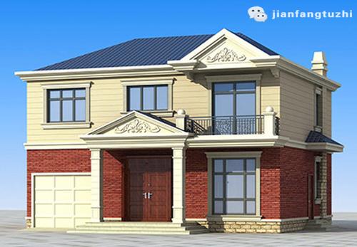 12×10二層農村小樓房設計方案圖，25萬建主體