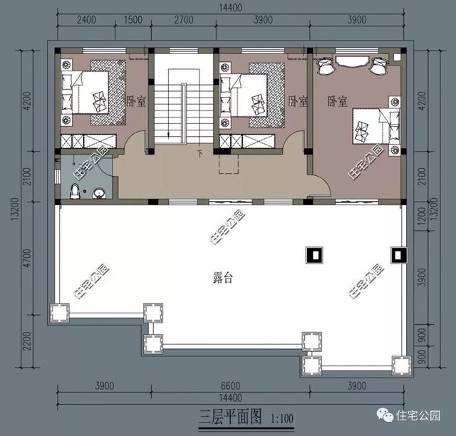 14x14米歐式別墅圖，美好的農(nóng)村生活自此開始