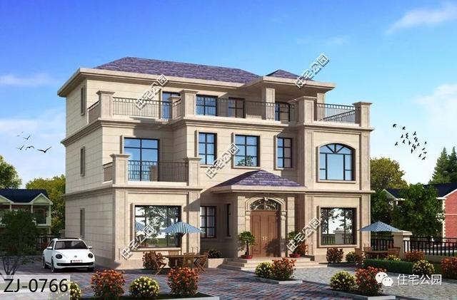 14x14米歐式別墅圖，美好的農(nóng)村生活自此開始