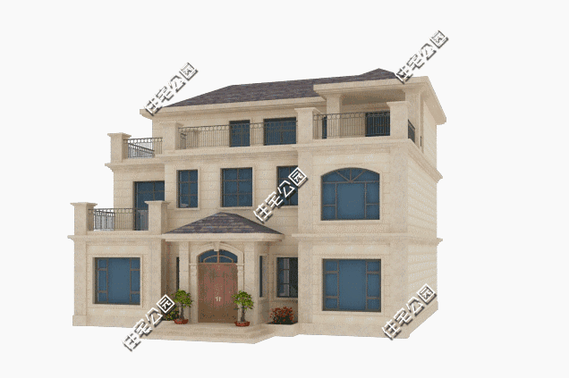 14x14米歐式別墅圖，美好的農(nóng)村生活自此開始