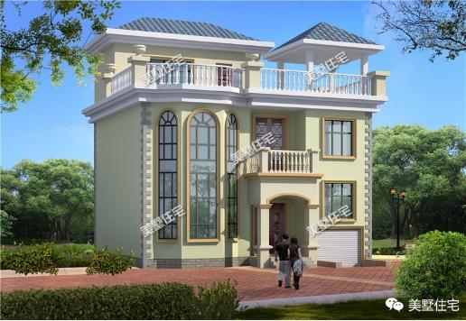 10X10米三層小別墅戶型圖，6室2廳還帶夾空層